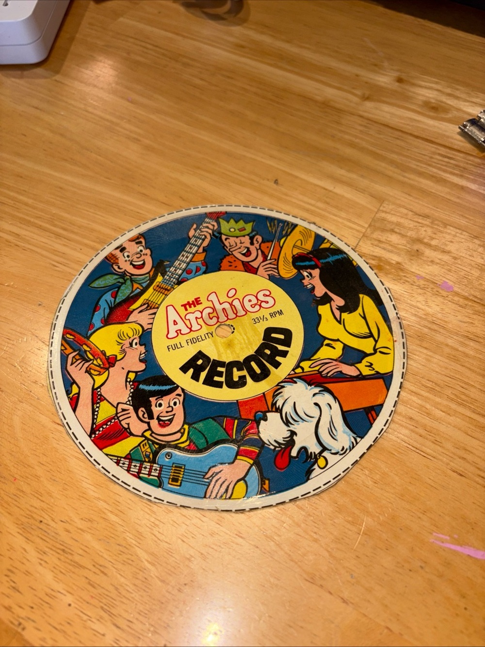 The Archies Record Vintage Vinyl
Cereal box record